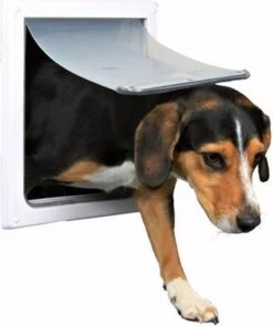Trixie 2-Weg Hondenluik Wit - M-XL 39 X 45 CM -Merkloos Winkel 1000x1200