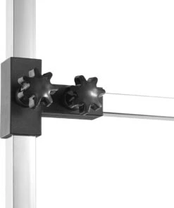 Tectake - Honden Trimtafel Met Twee Lussen - Zwart/zilver- 402893 -Merkloos Winkel 1003x1200