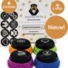 Vulpes Pets® PRO Praatknop Voor Honden - Dogbuttons - Laat Uw Huisdier Spreken - Hondenspeelgoed - Honden Training - Incl. E-Book & Trainingsstickers -Merkloos Winkel 1007x1200 2