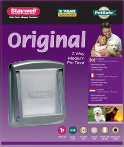 Petsafe 757 Hondenluik - Medium - Zilver/Tranparant -Merkloos Winkel 1010x1200 3