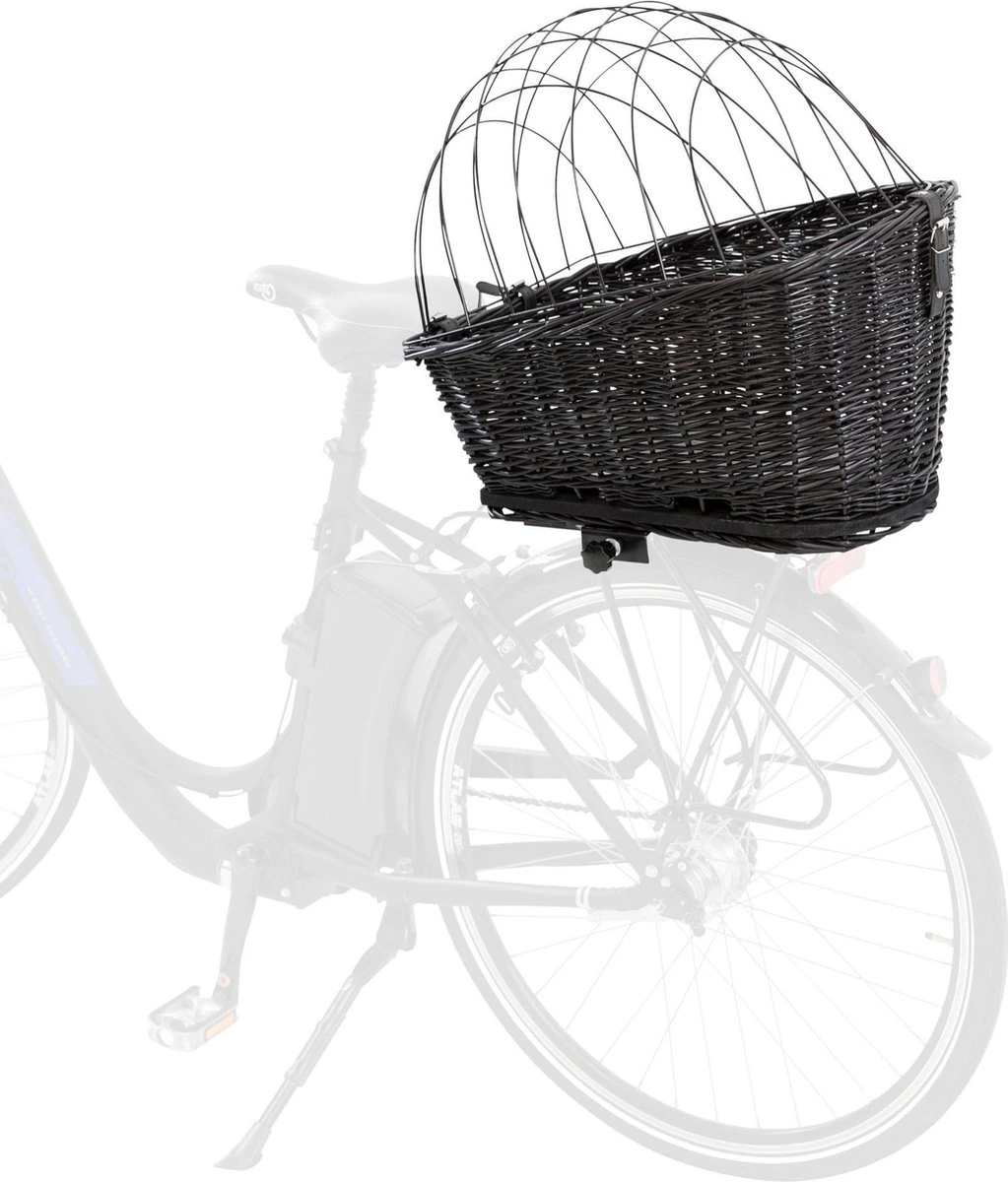 Trixie Fietsmand - Voor Bagagedrager -n35x49x55 Cm - Zwart 12 Trixie Fietsmand - Voor Bagagedrager -n35x49x55 Cm - Zwart - Afbeelding 10