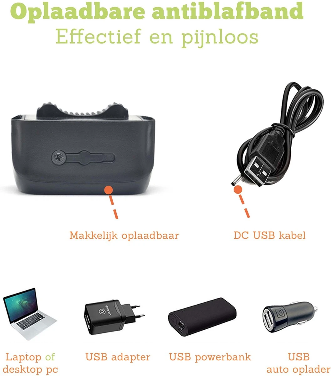 Doggie™ Anti Blafband Voor Kleine Honden - OPLAADBAAR - Vibratie én Geluid 9 Doggie™ Anti Blafband Voor Kleine Honden - OPLAADBAAR - Vibratie én Geluid - Afbeelding 7