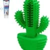 Tandenborstel + TANDPASTA Hond Melk Geur Smaak En Piep Honden Speelgoed - Cactus Dog Toy Tandverzorging Kauwbotten Hondenspeelgoed Hondenbot Kauwstaaf Tanden Puppy Hondenspeeltje Sterk Kauwspeelgoed - Dutchwide -Merkloos Winkel 1081x1200 1