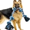 Viervoetjes - BigBoi - XXL - Honden Touw - 90cm - Honden Speelgoed - HondenSpeeltjes - Blauw/Wit/Zwart -Merkloos Winkel 1090x1200 4