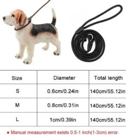 LOUZIR Cesar Millan Sliplijn Met Stop - Hondenriem - Rood - 130 Cm -Merkloos Winkel 1121x1200 2