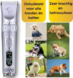 AVE Pets® Volledige Hondentondeuse Set Met Display - Draadloos Tondeuse - Scheerapparaat Voor Je Hond Of Kat - Huisdier Trimmer - Dierentondeuse - Dieren Verzorging -Merkloos Winkel 1127x1200 1