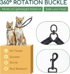 Nobleza Splitter Hondenriem - Dubbel Aanlijnriem Voor Honden - Splitter Verstelbaar - Zwart -Merkloos Winkel 1134x1200 2