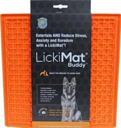 Lickimat Buddy - Voermat - Slow Feeder - 20 Cm - Oranje -Merkloos Winkel 1137x1200 6