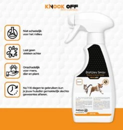 Knock Off BlijfWeg Huisdieren Spray – Voor Binnenshuis Gebruik – Voor Het Trainen Van Huisdieren – Voorkomt Binnenshuis Urineren – Afleren Van Gewoontes Van Je Hond Of Kat – Veilig Voor Mens En Dier -Merkloos Winkel 1139x1200