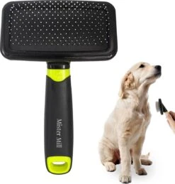 Mister Mill Slickerborstel Kat Hond - Hondenborstel Langharig Kortharig - Haarverwijderaar Voor Huisdieren - Kattenhaar Verwijderaar -Merkloos Winkel 1143x1200