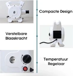 Hondenfohn - Waterblazer Met Draaiknop - 2400W Vermogen Met Warme En Koude Stand - Wit -Merkloos Winkel 1149x1200 1