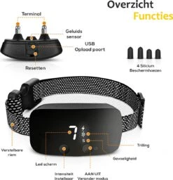 Salvano Anti Blafband - Blafband Voor Honden - Opvoedingshalsbanden - Voor Kleine En Grote Honden - Anti Blafband Zonder Schok- Oplaadbaar - Anti Blaf Apparaat - Blafband - Diervriendelijk -Merkloos Winkel 1156x1200 3