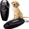 VEDIC® - Luxe Clicker Met Fluit - Clickertraining Voor Honden - Zwart - Bevestigingsring - Fluit - Hondentraining -Merkloos Winkel 1157x1200