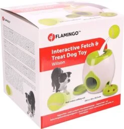 Flamingo - Hondenspeelgoed Wilson Interactive - Groen - 29.5 X 18 X 18 Cm -Merkloos Winkel 1159x1200 5