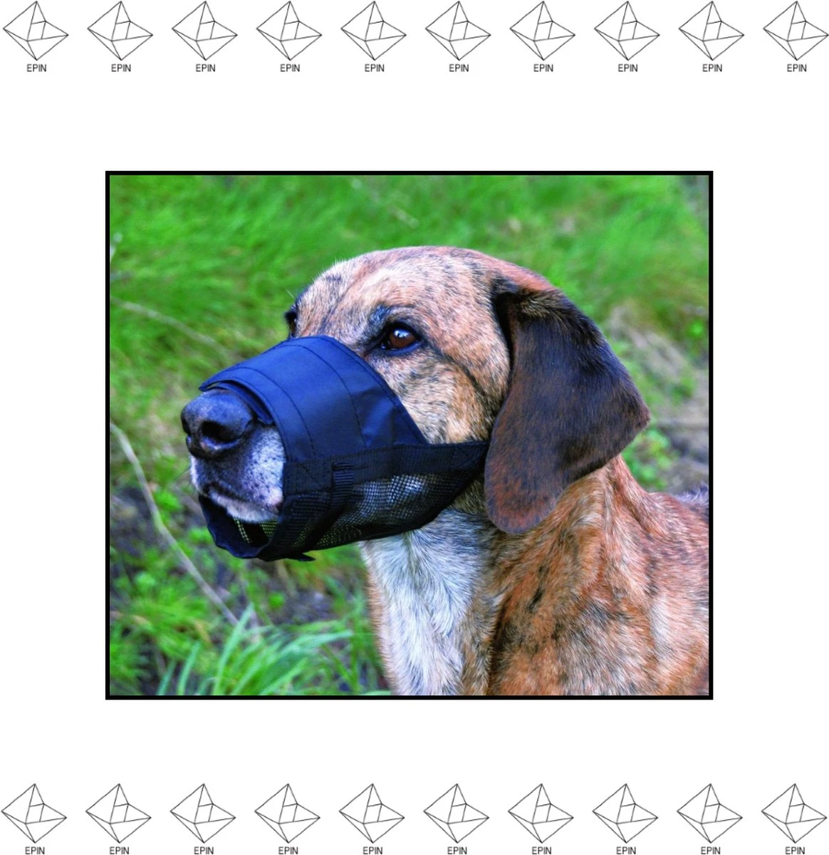 Merkloos EPIN | Muilkorf | Muilband | Goed Ventilerend Gaas | In 3 Maten | S | 12cm - 15cm 4 Merkloos EPIN | Muilkorf | Muilband | Goed Ventilerend Gaas | In 3 Maten | S | 12cm - 15cm - Afbeelding 2