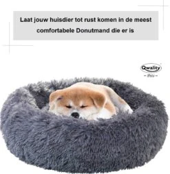 Hondenmand Donut – 60 Cm - Honden Mand – Pluche – Fluffy – Extra Zacht - Hondenkussen – Kattenkussen – Bed - Wasbaar Met Rits – Hondenmanden – Rond – Bank – Grijs - Qwality 19 Hondenmand Donut – 60 Cm - Honden Mand – Pluche – Fluffy – Extra Zacht - Hondenkussen – Kattenkussen – Bed - Wasbaar Met Rits – Hondenmanden – Rond – Bank – Grijs - Qwality -Merkloos Winkel 1166x1200 3