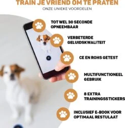 Vulpes Pets® PRO Praatknop Voor Honden - Dogbuttons - Laat Uw Huisdier Spreken - Hondenspeelgoed - Honden Training - Incl. E-Book & Trainingsstickers 16 Vulpes Pets® PRO Praatknop Voor Honden - Dogbuttons - Laat Uw Huisdier Spreken - Hondenspeelgoed - Honden Training - Incl. E-Book & Trainingsstickers -Merkloos Winkel 1171x1200 4