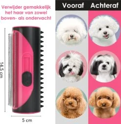 Frenkies HuisdierPlezier Hondenborstel - Borstels - Hondenborstel - Hondenkam - Roze -Merkloos Winkel 1173x1200