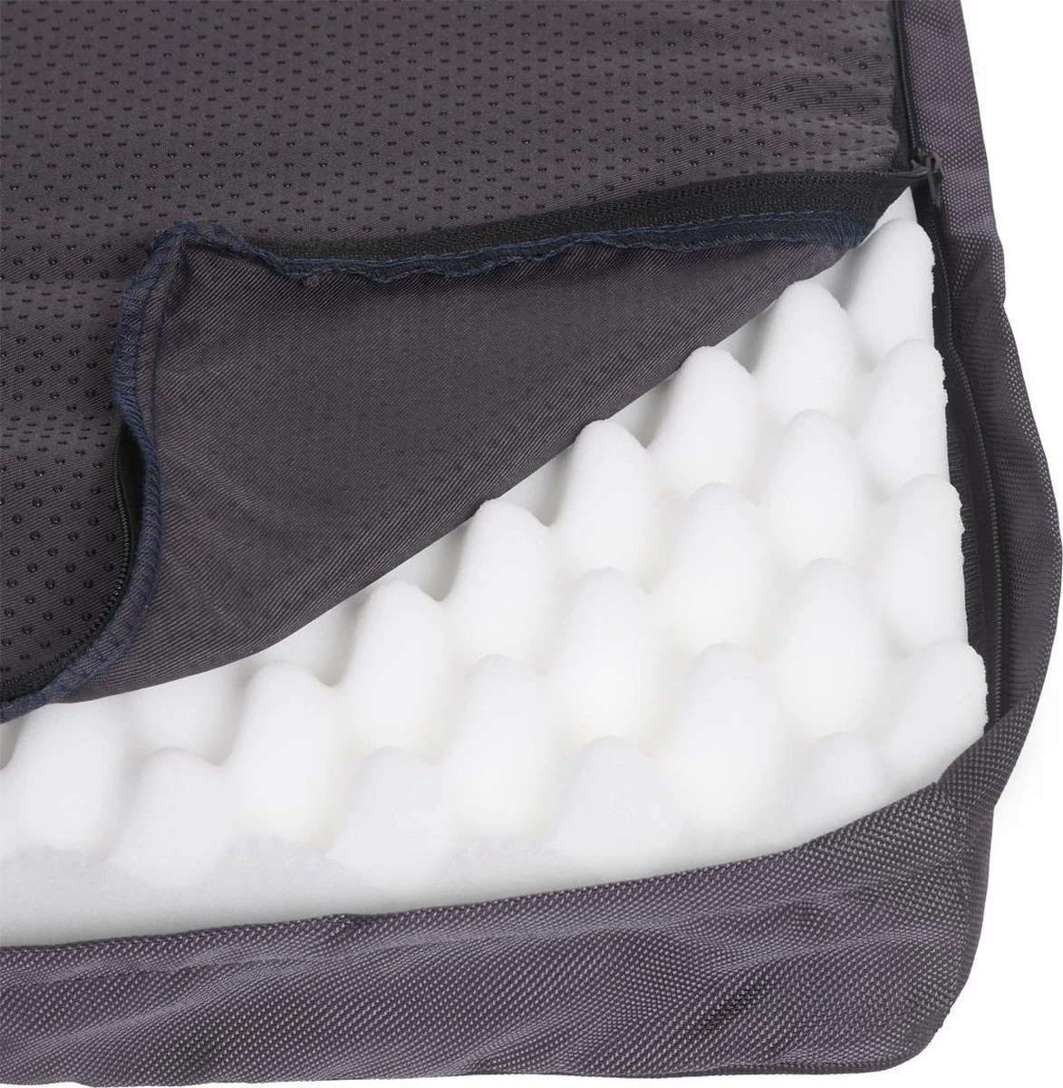 Snoozle Orthopedische Hondenmand - Zacht En Luxe Hondenkussen - Hondenbed - Wasbaar - Hondenmanden - L - 91cm - Grijs 6 Snoozle Orthopedische Hondenmand - Zacht En Luxe Hondenkussen - Hondenbed - Wasbaar - Hondenmanden - L - 91cm - Grijs - Afbeelding 4