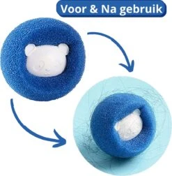 Merkloos Wasdrogerbollen - Haarverwijderaar Huisdieren - Haarvanger Wasmachine - Wasbollen - Drogerbollen - 4 Keer -Merkloos Winkel 1176x1200 1
