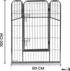 MaxxPet Puppyren - Hondenbench - Hondenren- Puppyren Met 8 Kennelpanelen - Staal -80 X 100 Cm Ø 210 Cm 18 MaxxPet Puppyren - Hondenbench - Hondenren- Puppyren Met 8 Kennelpanelen - Staal -80 X 100 Cm Ø 210 Cm -Merkloos Winkel 1186x1200 6