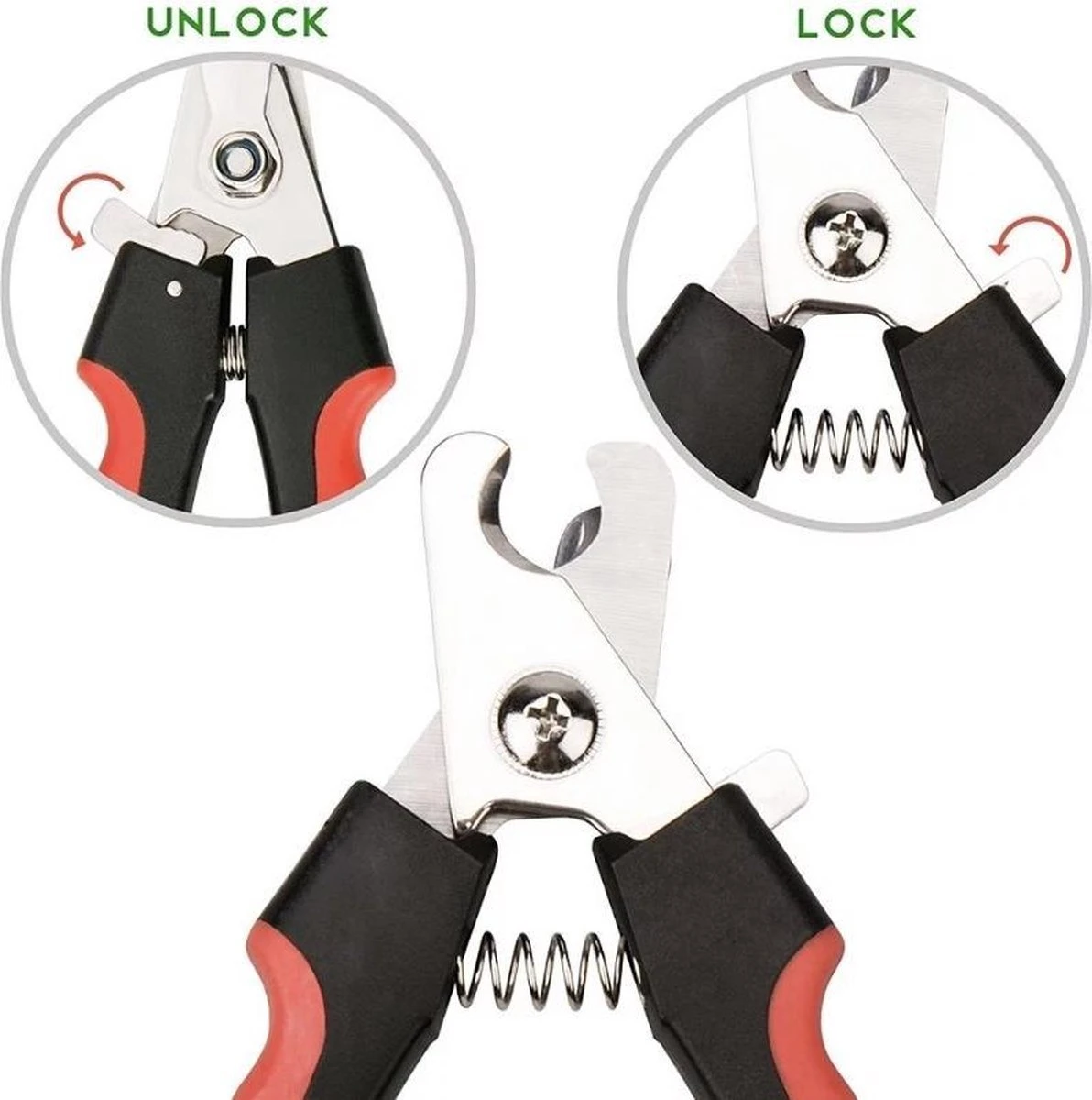 Merkloos Professionele Nagelschaar - Dieren Nagelschaar - Rood & Zwart - Honden Nagelknipper - Hondennagels - Honden Knip Schaar - Honden Knipsch 5 Merkloos Professionele Nagelschaar - Dieren Nagelschaar - Rood & Zwart - Honden Nagelknipper - Hondennagels - Honden Knip Schaar - Honden Knipsch - Afbeelding 3