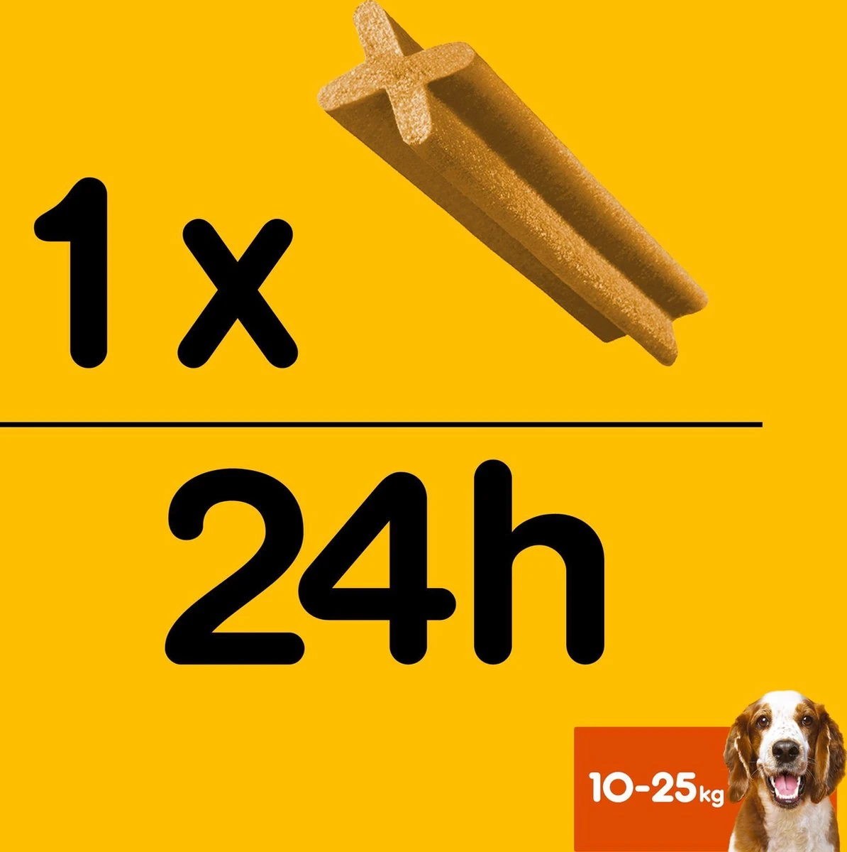 Pedigree Dentastix Kauwstaven - Gebitsverzorgende Hondensnacks - Medium - 56 Stuks 4 Pedigree Dentastix Kauwstaven - Gebitsverzorgende Hondensnacks - Medium - 56 Stuks - Afbeelding 2