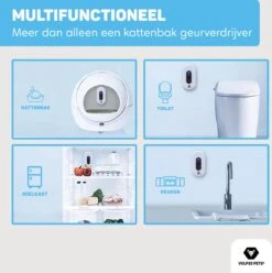 Vulpes Pets® Kattenbak Geurverdrijver PRO - Ozon En Negatieve Ionen Functie - Infraroodsensor - Oplaadbaar - Geurverwijderaar - Air Eliminator - Wit 22 Vulpes Pets® Kattenbak Geurverdrijver PRO - Ozon En Negatieve Ionen Functie - Infraroodsensor - Oplaadbaar - Geurverwijderaar - Air Eliminator - Wit -Merkloos Winkel 1195x1200 6