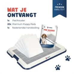 JC Pets Premium Pad Houder Met Rooster - Inclusief 20 Puppy Training Pads - Hondentoilet - Zindelijkheidstraining Hond 19 JC Pets Premium Pad Houder Met Rooster - Inclusief 20 Puppy Training Pads - Hondentoilet - Zindelijkheidstraining Hond -Merkloos Winkel 1199x1200 4