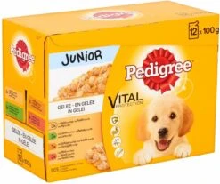 Pedigree - In Gelei - Junior - 12x100 G - Multipack Maaltijdzakjes