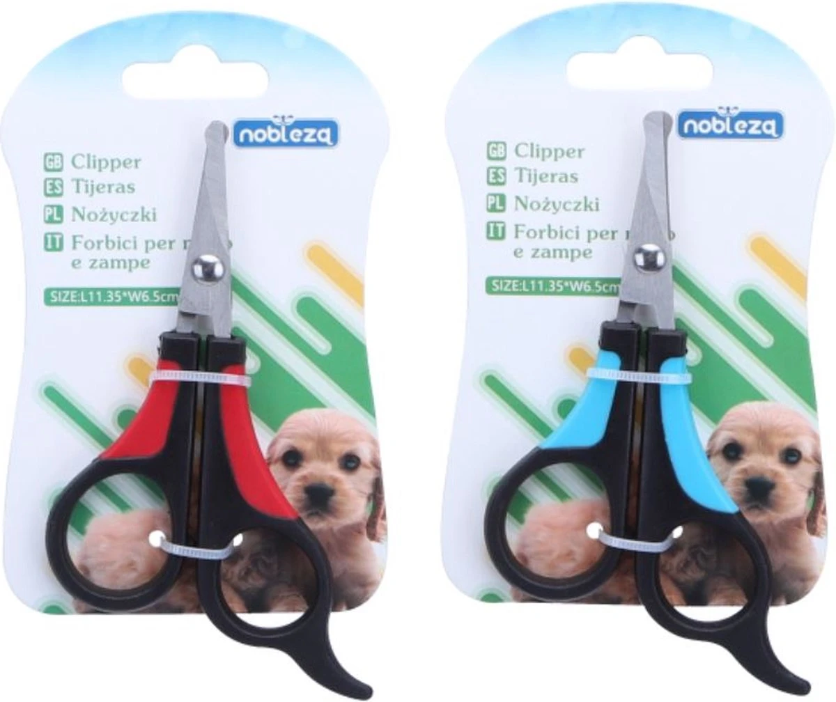 Nobleza Potenschaar - Snuitschaar - Stompe Schaar - Hondenschaar - Afgerond - Honden En Katten - RVS 6 Nobleza Potenschaar - Snuitschaar - Stompe Schaar - Hondenschaar - Afgerond - Honden En Katten - RVS - Afbeelding 4