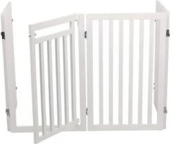 Trixie Hondenhek Met Deur Wit - 60-160 X 81 CM -Merkloos Winkel 1200x1021 2