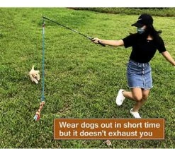 CF Pack - Hond Buitenspeelgoed Actief Behendigheid Touw Dog Flirt Pole Flirtpole Toy Tug Tease Wand Non-Bungee Cord Dog Toy For Fun Obedience Training Extandable Toy Honden Speelgoed Hondenspeelgoed Behendigheidspeelgoed -Merkloos Winkel 1200x1026 7