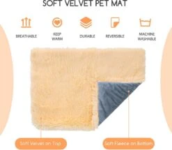 Nobleza Fluffy Benchkussen - Dierenkussen - Hondenkussen - Kattenkussen - Benchmat - Dierenmat - Hondenmat - Kattenmat - Crème - Maat L -Merkloos Winkel 1200x1043 2