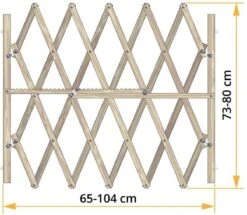 Merkloos PressFix Deurhekje Uitklapbaahekje 65-104cm -Merkloos Winkel 1200x1044 7