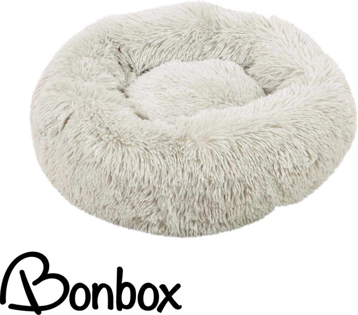 Bonbox Shop - Maat S - Donut Bed In Wit - Dierenmand Voor Katten, Kittens En Kleine Honden - Knus Mandje - Donutbed Diameter 40 Cm - Anti Anxiety 3 Bonbox Shop - Maat S - Donut Bed In Wit - Dierenmand Voor Katten, Kittens En Kleine Honden - Knus Mandje - Donutbed Diameter 40 Cm - Anti Anxiety