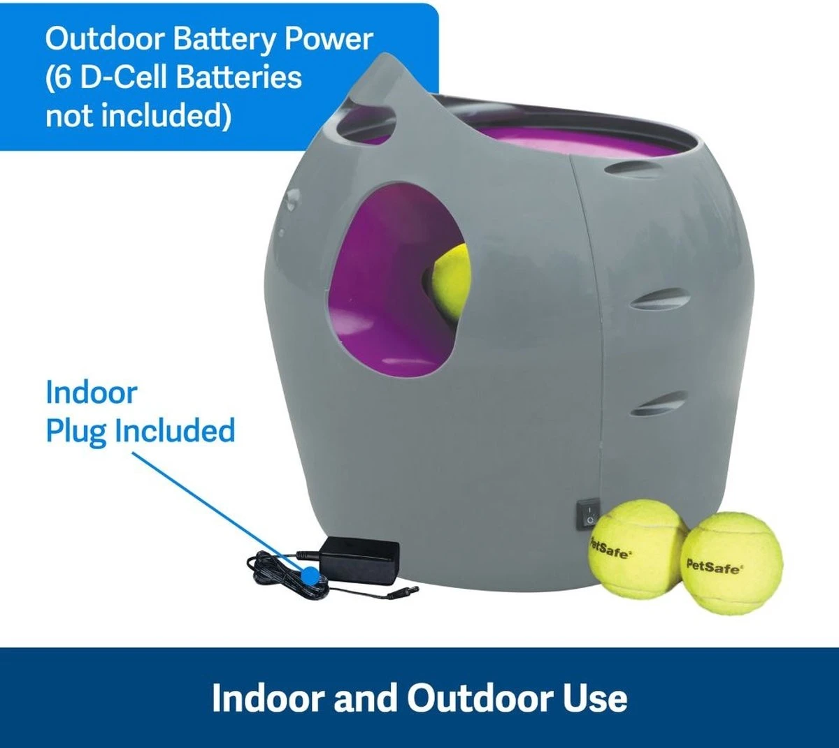 PetSafe Automatische Ballenwerper - Dierenspeelgoed 7 PetSafe Automatische Ballenwerper - Dierenspeelgoed - Afbeelding 5