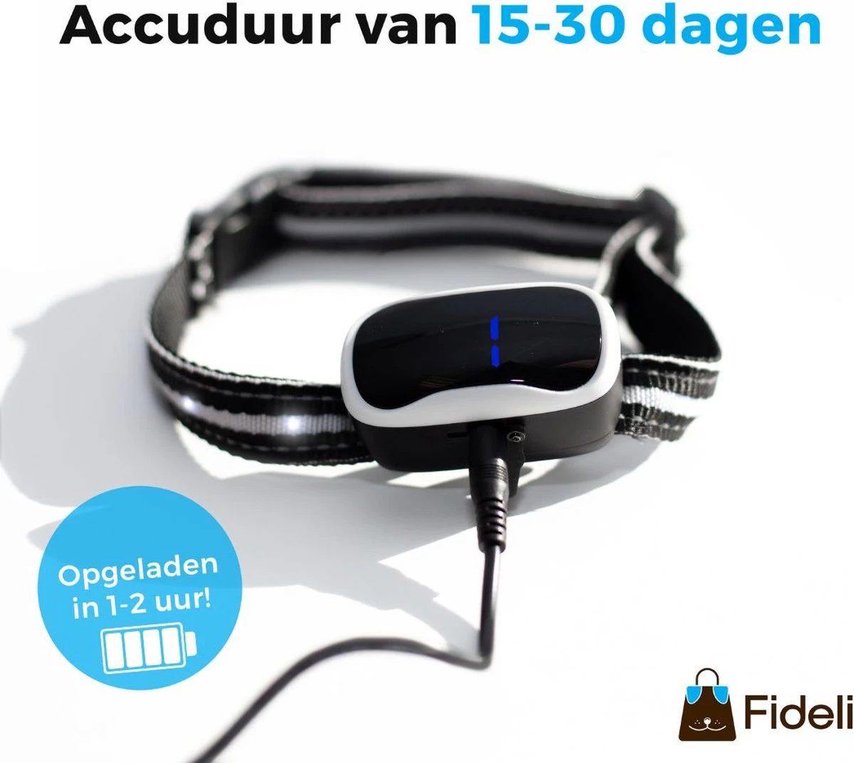Fideli Anti Blafband - Zonder Schok - Grote En Kleine Honden - Oplaadbaar - LED Verlichte Band 6 Fideli Anti Blafband - Zonder Schok - Grote En Kleine Honden - Oplaadbaar - LED Verlichte Band - Afbeelding 4