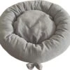 Pochon Pet - Ronde Kattenmand - Rond Kattenkussen - Ronde Hondenmand - Donut - Superzacht - Grijs - 50cm - 50 X 50 X 12 Cm