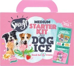Smoofl Honden Lekkernij - Starter Kit Om Je Eigen Honden Ijs Te Maken, Kit Met 2 Ijsmixen Voor Honden, Pindakaas En Aardbei Smaak, Een Pootvormige Silicone Vorm - Voor 4 Hondenijsjes -Merkloos Winkel 1200x1082 2