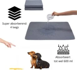 Sharon B - Puppy Training Pad - Plasmat - Beige Met Botjesprint - 80x90 Cm - Hondentoilet - Herbruikbaar - Wasbaar -Merkloos Winkel 1200x1087 1