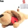 Filo Hondenknuffel Met Hartslag En Warmtebron - Hartslagknuffel Hondenspeelgoed Snuggle Puppy - Knuffel Met Hartslag - Heartbeat Knuffel Hond