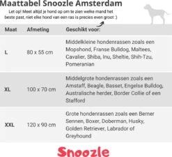 Snoozle Orthopedische Hondenmand - Zacht En Luxe Hondenkussen - Hondenbed - Wasbaar - Hondenmanden - 100 X 70 Cm - Stormy Grey -Merkloos Winkel 1200x1094 1