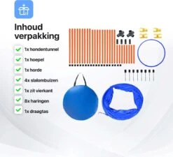 Tavaro Agility Voor De Hond - Honden Training - Hondentunnel - Springhoepel - Horde - Slalom - Honden Behendigheid Trainingsset -Merkloos Winkel 1200x1095 3