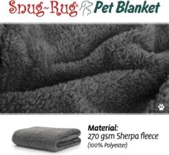 Snug-Rug Huisdier Deken Voor Honden En Katten – Small Slate Grey Kattendeken Hondendeken – Vetbed Hond Bench Bank Fleece Kat Dierendeken Kattendekentjes Kattendekentje Dierenmat Hondenmat Plaid Kattendekens Kattenplaid -Merkloos Winkel 1200x1099 2