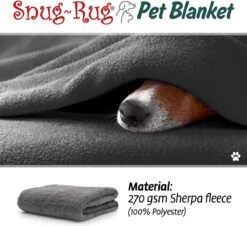 Snug-Rug Huisdier Deken Voor Honden En Katten – Small Slate Grey Kattendeken Hondendeken – Vetbed Hond Bench Bank Fleece Kat Dierendeken Kattendekentjes Kattendekentje Dierenmat Hondenmat Plaid Kattendekens Kattenplaid -Merkloos Winkel 1200x1099 3