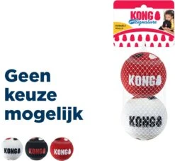 KONG Signature Speelballen L - Steviger Dan Tennisballen - Niet Schurend Materiaal - Speelbal Voor Honden - 2 Stuks -Merkloos Winkel 1200x1101 4