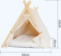 Dogs&Co Tippi Tent Voor Katten Of Kleine Honden Ecru 9 Dogs&Co Tippi Tent Voor Katten Of Kleine Honden Ecru -Merkloos Winkel 1200x1104 1