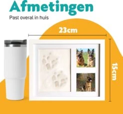 Honden Fotolijst Met Kleiafdruk - Gipsafdruk - Speelgoed Voor Dieren - Pootafdruk Hond - Puppy Speelgoed - Gipsafdruk Huisdier -Merkloos Winkel 1200x1116 8