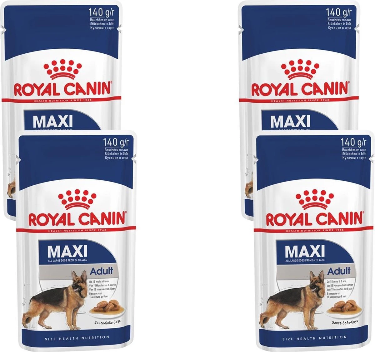 Royal Canin Shn Maxi Adult Pouch - Hondenvoer - 4 X 10 X 140 G 3 Royal Canin Shn Maxi Adult Pouch - Hondenvoer - 4 X 10 X 140 G